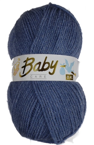Baby Care DK Yarn 10 x 100g Balls Denim - Click Image to Close